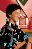 Dustin Diamond (Screech) Signed Saved by the Bell Bayside High T-Shirt / JSA QR