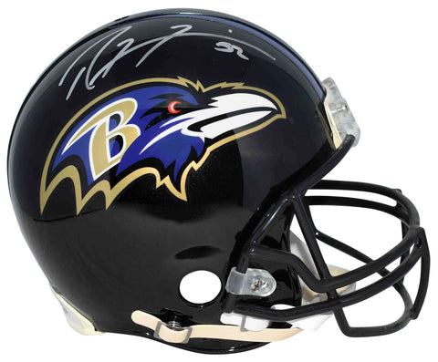 RAY LEWIS SIGNED BALTIMORE RAVENS FULL SIZE AUTHENTIC PROLINE HELMET JSA