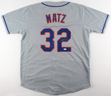 Steven Matz signed New York Mets jersey JSA / NL Rookie of the Month (May 2016)