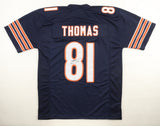 Zavion Thomas Signed Chicago Bears Jersey (Beckett) 2026 3rd Round Draft Pck/LSU