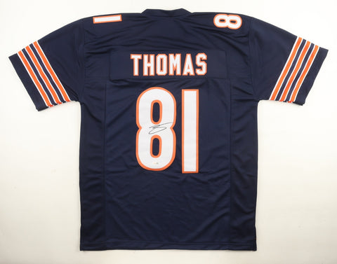 Zavion Thomas Signed Chicago Bears Jersey (Beckett) 2026 3rd Round Draft Pck/LSU