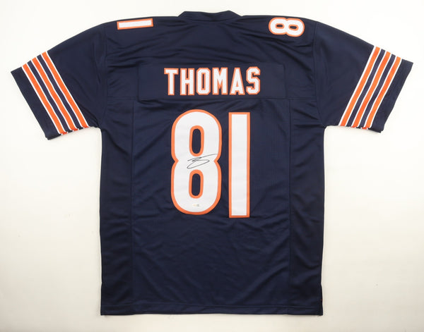 Zavion Thomas Signed Chicago Bears Jersey (Beckett) 2026 3rd Round Draft Pck/LSU