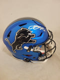 JARED GOFF SIGNED DETROIT LIONS F/S ALT SPEEDFLEX AUTHENTIC HELMET FANATICS QR