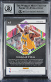 Lakers Shaquille O'Neal Signed 2020 Panini Prizm #5 Card Auto 10! BAS Slabbed