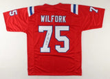 Vince Wilfork Signed New England Patriots Jersey (Beckett) 2xSuper Bowl Champ NT