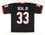Robert Beal Jr. Signed Georgia Bulldogs Jersey (PSA COA) 49ers Defensive Lineman