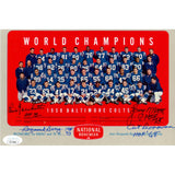 Moore Donovan Marchetti Berry Signed Baltimore Colts 6x9 Photo JSA 55130