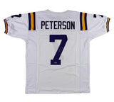 Patrick Peterson Signed LSU Custom White Jersey