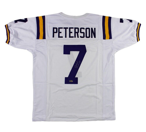 Patrick Peterson Signed LSU Custom White Jersey