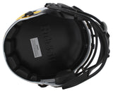 Rams Aaron Donald Authentic Signed Lunar Full Size Speed Rep Helmet BAS Witness