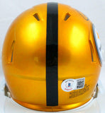 Chase Claypool Autographed Pittsburgh Steelers Flash Mini Helmet-Beckett W Holo