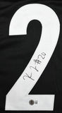 Kaleb Johnson Autographed Black Pro Style Jersey - Beckett W Hologram