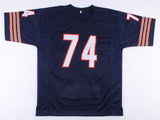 Jim Covert Signed Chicago Bears Career Highlight Stat Jersey (JSA COA) HOF 2002