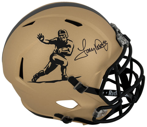 Tony Dorsett Signed Heisman Trophy Logo Gold Riddell Full Size Helmet - (SS COA)