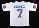 Danny Wuerffel Signed Florida Gators Jersey Inscbd 96 Heisman & Champs (JSA COA)