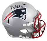 Patriots Drew Bledsoe Signed Full Size Speed Rep Helmet W/ Case BAS Witnessed