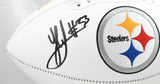 Jack Sawyer Autographed Pittsburgh Steelers Logo Football - Beckett W Hologram