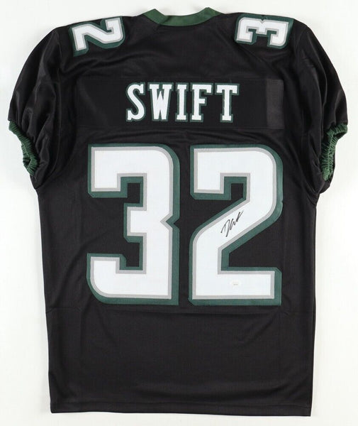 D'Andre Swift Signed Philadelphia Eagles Pro-Cut Jersey (JSA) Ex-Georgia Bulldog
