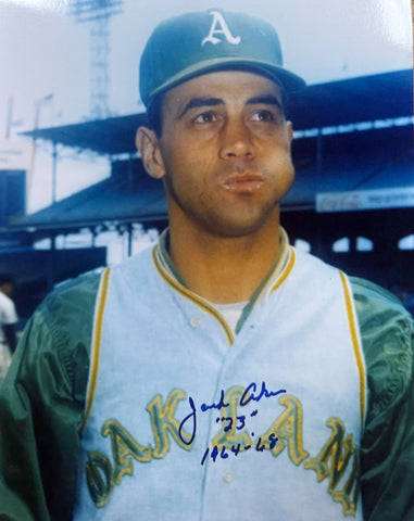 Oakland/Kansas City Athletics Pitcher JACK AKER Signed 8x10 Photo AUTO