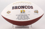 Case Keenum Signed Broncos Logo Football (JSA COA) Denver's Starting Quarterback