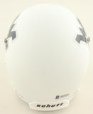Will Grier Signed West Virginia Mountaineers Mini Helmet (Beckett) Chargers Q.B.