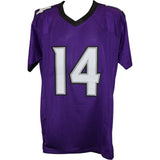Kyle Hamilton Autographed/Signed Baltimore Ravens Purple Jersey JSA 58531