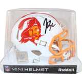 John Lynch Autographed Tampa Bay Buccaneers TB Mini Helmet Beckett Witness 51441
