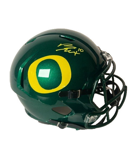Bo Nix Autographed Oregon Ducks Replica Helmet BAS COA