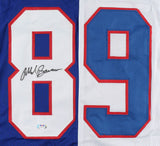 Mark Bavaro Signed New York Giants Split Jersey (PSA) 2xSuper Bowl Champion T.E.
