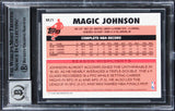 Lakers Magic Johnson Signed 2000 Topps Chrome #MJ1 Card Auto 10! BAS Slabbed