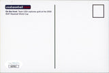 CJ Abrams Team USA Authentic Signed 4x6 Postcard Autographed JSA #CA07813
