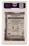 Karim Benzema Signed 2022 Topps Museum Worn Patch Ruby /25 - PSA 10 Autograph
