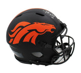 Javonte Williams Signed Denver Broncos Speed Authentic Eclipse NFL Helmet