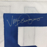 Autographed/Signed Vince Ferragamo Los Angeles LA White Jersey JSA COA