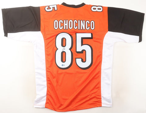 Chad Ochocinco Johnson Signed Cincinnati Bengals Jersey (Beckett) 6xPro Bowl W.R
