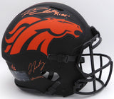 Russell Wilson & Jeudy Autographed Full Size Auth Helmet Broncos /6 Fanatics A