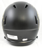 Travis Hunter Signed Colorado Buffaloes F/S Black Speed Helmet- Beckett W Holo