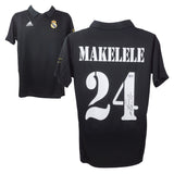 Claude Makelele Signed Real Madrid FC Away Soccer Jersey #24 with Beckett COA