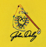 John Daly Authentic Signed Match Worn Yellow Polo Shirt BAS #BK84755