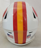 BAKER MAYFIELD SIGNED BUCCANEERS F/S THROWBACK SPEEDFLEX HELMET BECKETT QR