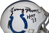 Lenny Moore Autographed Indianapolis Colts Speed Mini Helmet Beckett 37331