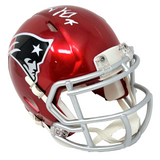 Vince Wilfork New England Patriots Signed Flash Mini Helmet Patriots Alumni COA