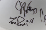 Shanahan Elam Smith +13 Signed Denver Broncos 2002 Team Football Beckett 55429