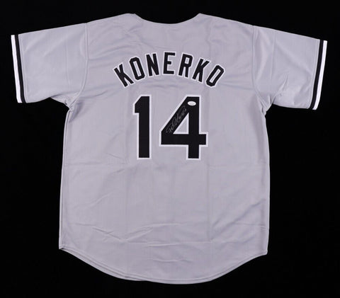 Paul Konerko Chicago White Sox Signed Jersey (JSA COA) 2005 World Series Champ