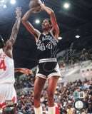 George Gervin Autographed Signed 8x10 Photo Spurs "HOF 96" Beckett QR #BS12907