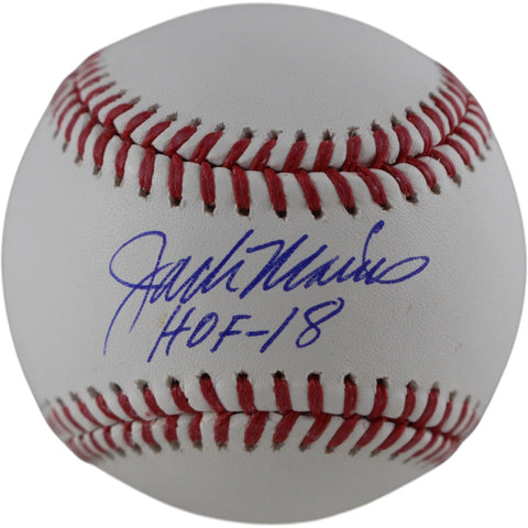 Jack Morris Autographed Detroit Tigers OML Baseball HOF Beckett Witness 51578