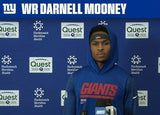 Darnell Mooney Signed New York Giants Jersey (Beckett) Ex-Tulane Green Wave W.R.