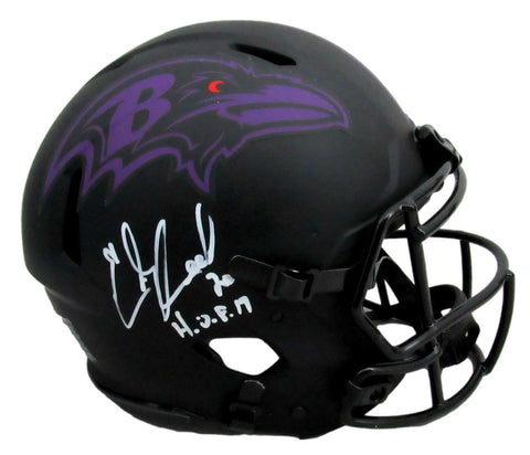 Ed Reed Signed Ravens Eclipse Authentic Full Size Football Helmet Beckett 163131