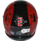 Marshall Faulk Signed San Diego State Aztecs Mini Helmet Beckett 42046
