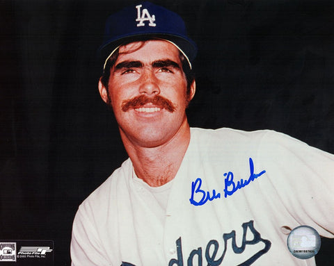 Bill Buckner Signed Los Angeles Dodgers Closeup Pose 8x10 Photo - (SCHWARTZ COA)